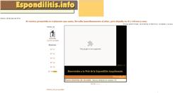 Desktop Screenshot of espondilitis.info