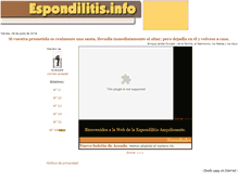 Tablet Screenshot of espondilitis.info